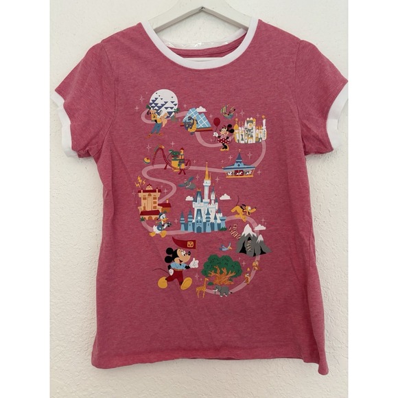 Disney Tops - Walt Disney‎ World T-Shirt Pink Lighweight Disney Adult Disney Parks Size S